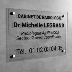 Plaque pro radiologie