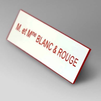 Mockup de plaque