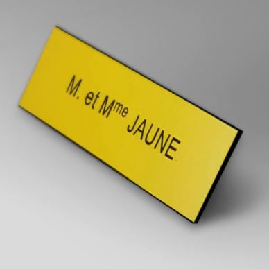 Mockup de plaque