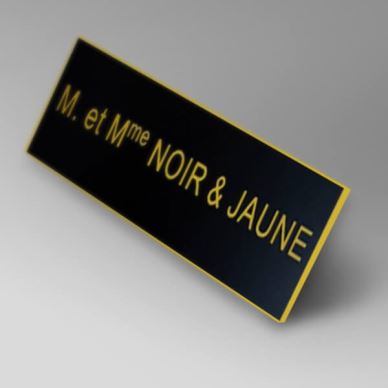 Mockup de plaque